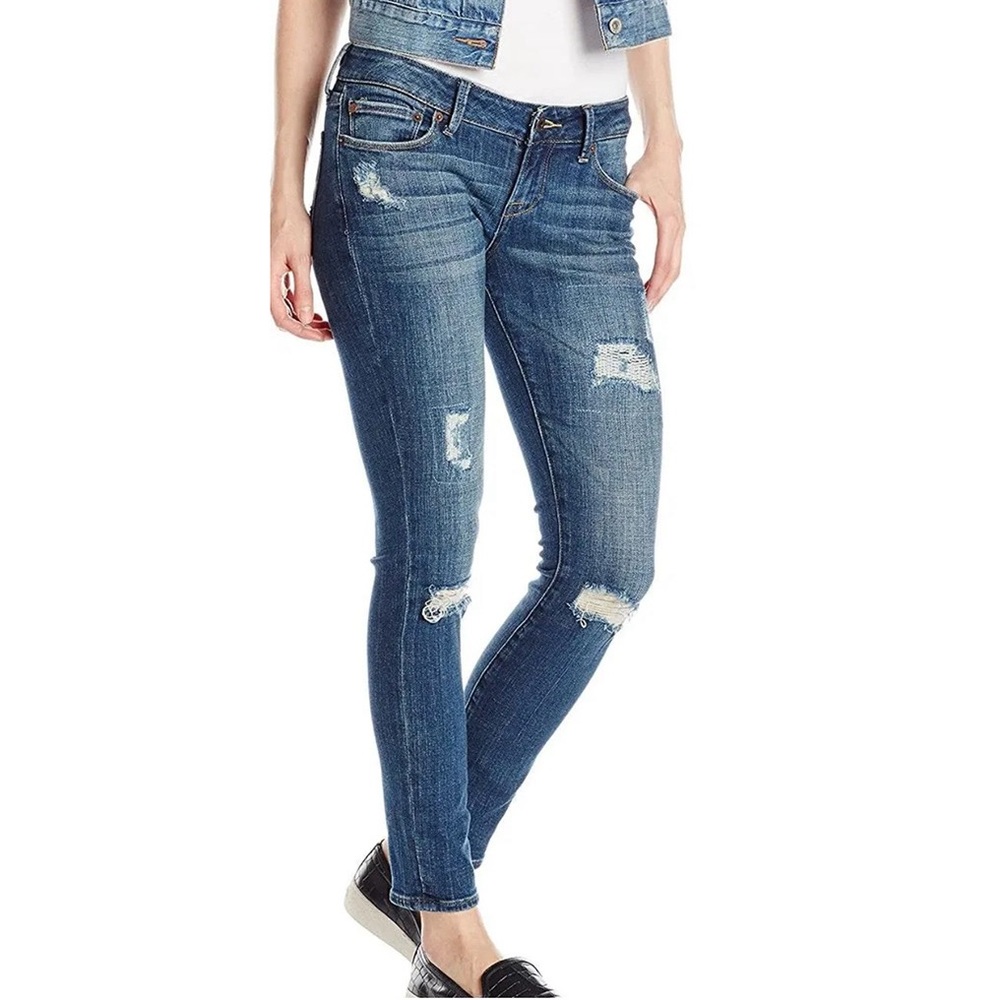 EUC Lucky Brand Distressed Lolita Skinny Jeans Sz 4/ 27